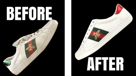 how to clean my gucci ace sneakers|how to clean ace white sneakers.